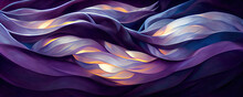 Abstract Organic Lines And Shapes As Panorama Wallpaper Background