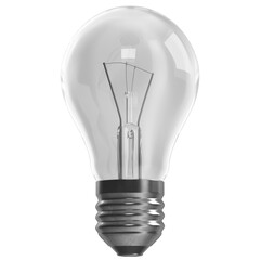 Poster - 3d rendering illustration of a light bulb