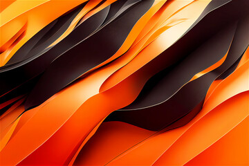 Wall Mural - Orange background