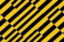 Black Yellow Striped Banner Wall Hazard Industrial Striped Road Warning Yellow Black Diagonal Stripes Seamless Pattern 2d Illustrated