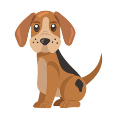 Sticker - cute beagle dog