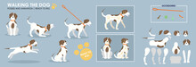 Dog Character For Animation. Created With Various Poses, Expressions And Angles, Ready To Rig For Animation. 