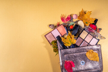 Wall Mural - Autumn make up set