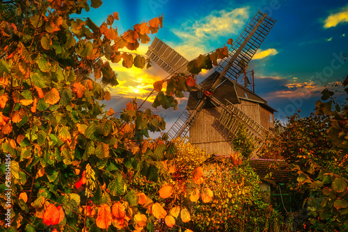Fototapete Alte Windmühle - Windmill - Ecology - High quality photo