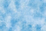 Fototapeta  - Niebieskie, akwarelowe tło, tekstura, ręcznie malowane