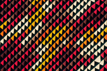 Wall Mural - Abstract Neon Pattern inspired by an argyle pattern. 