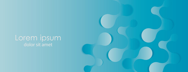 Fototapete - Abstract structure with DNA molecule. Shapes art pattern with connect dot and line. Concept vector design