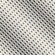 Vector halftone pattern. Abstract seamless background with diamonds, rhombuses, diagonal halftone grid, mesh, net. Black and white retro sport style texture. Repeat decorative monochrome geo design