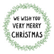 © irsydesign - Christmas Hand Lettering Sign Holiday Vector Designs with Christmas tree wreath