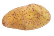 Fresh raw potatoes isolated on a transparent background