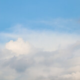 Fototapeta Mapy - Background of blue sky with white clouds