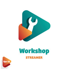 Wall Mural - Workshop Streamer Logo