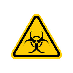 radiation - nuclear warning sign icon vector design template in white background