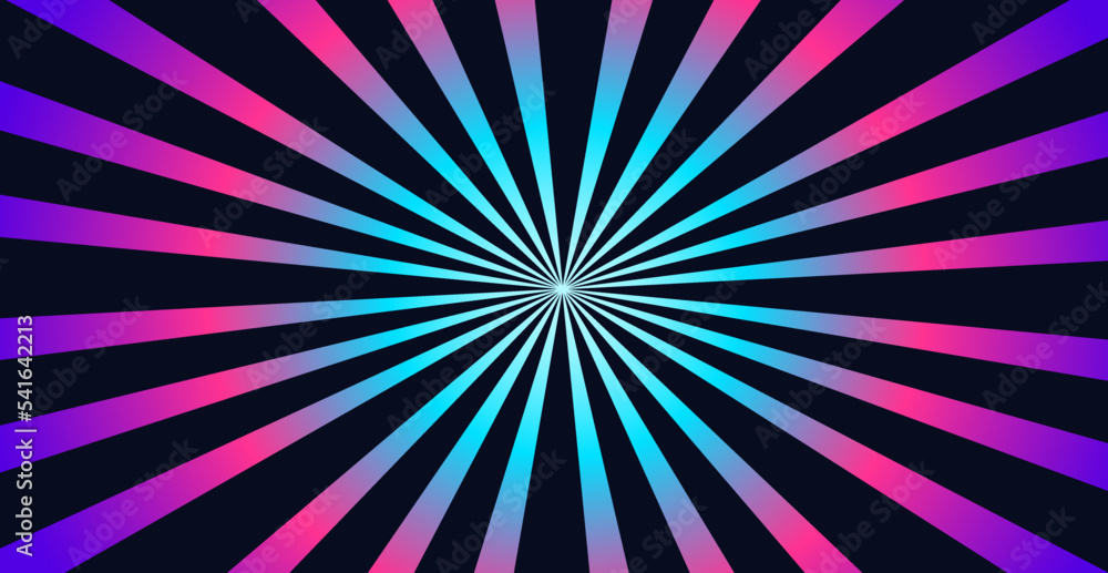 Psychedelic Light Rays Psychedelic abstract background. Optical illusion. Hypnotic Pattern of ...