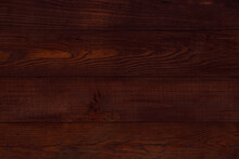 Dark Brown Wooden Wall Made Of Planks