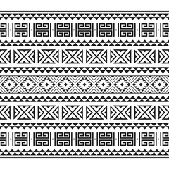 Seamless aztec ethnic tribal pattern. Background for fabric, wallpaper, card template, wrapping paper, carpet, textile, cover. ethnic style pattern