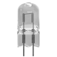 Poster - 3d rendering illustration of an halogen lamp