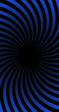 Black And Blue Hypnotic Spiral