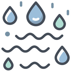 Wall Mural - drop, raining, wet, rain, water, river, wave, icon, vector, illustration, liquid