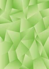 Abstract background beautiful green prism polygon texture backdrop wallpaper art design vector illustration