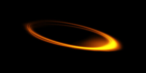 Wall Mural - round frame. plasma magical portal. circle light effect.