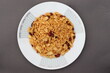 © Sirajul - Mixed Savory snack On Plate Top View