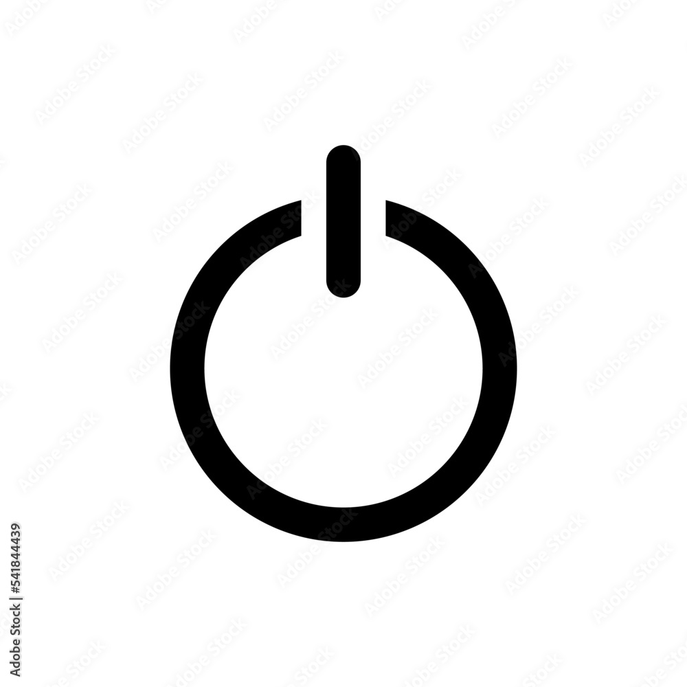 Power button icon vector design templates Stock Vector | Adobe Stock