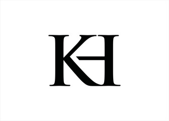 kh logo design template