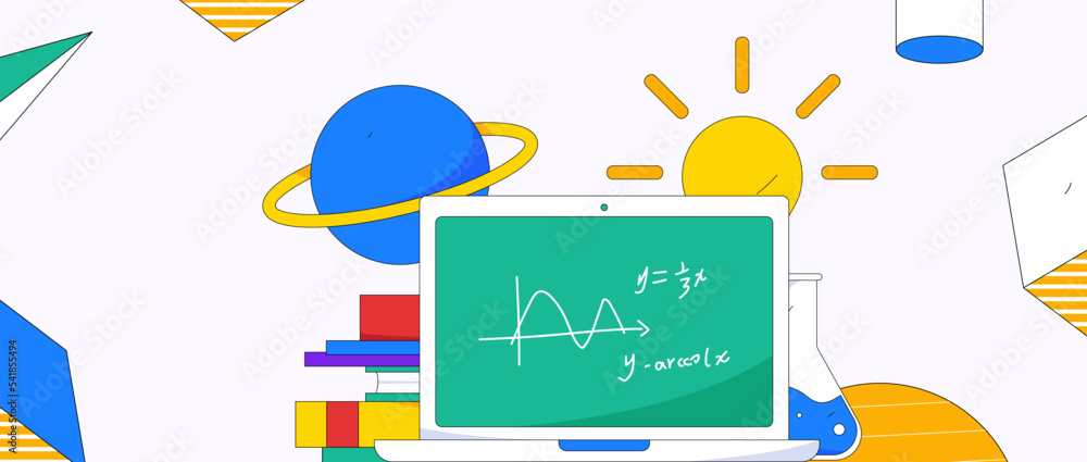 Reading learning remote online education through online classes flat ...