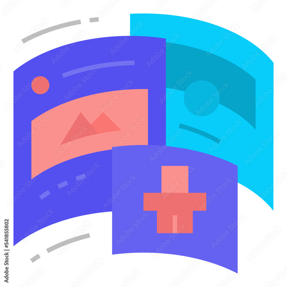 Stock-Vektorgrafik „multiverse icon“ | Adobe Stock