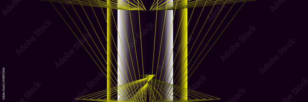 Abstract black and yellow background with lines Stock Vector | Adobe Stock