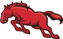 Red Horse Illustration
