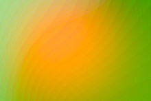 Posterization Curves In Orange And Green Hues