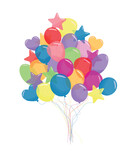 Fototapeta  - Balloon to create a festive atmosphere.