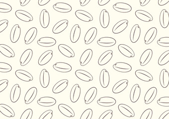 Wall Mural - Rice pattern wallpaper. rice vector. free space for text. copy space. paddy pattern.