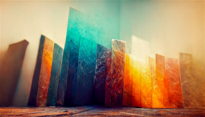 Wall Mural - Abstract warm background