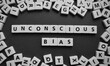 Letters spelling out unconsious bias 