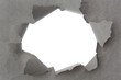 hole in paper, png file