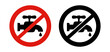 No water from faucet sign water restriction or defect symbol