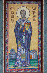 Wall Mural - John Chrysostom. Mosaic