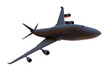 Airplane 3D PNG Dark