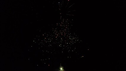 Poster - Stunning aerial shot of fourth of July firework display