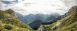 Panorama in den slowenischen Bergen