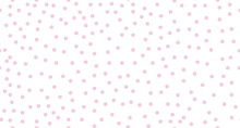 Seamless Polka Dot Pattern. Vector Repeating Texture. Polka Dot With Color Pastel Background. Pink Polka Dot Pattern. Pink Polka Wrapping Texture. Vector Illustration