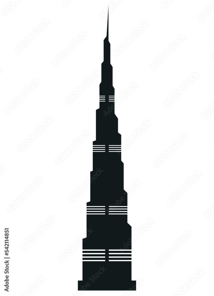 burj-khalifa-building-silhouette-stock-vector-adobe-stock