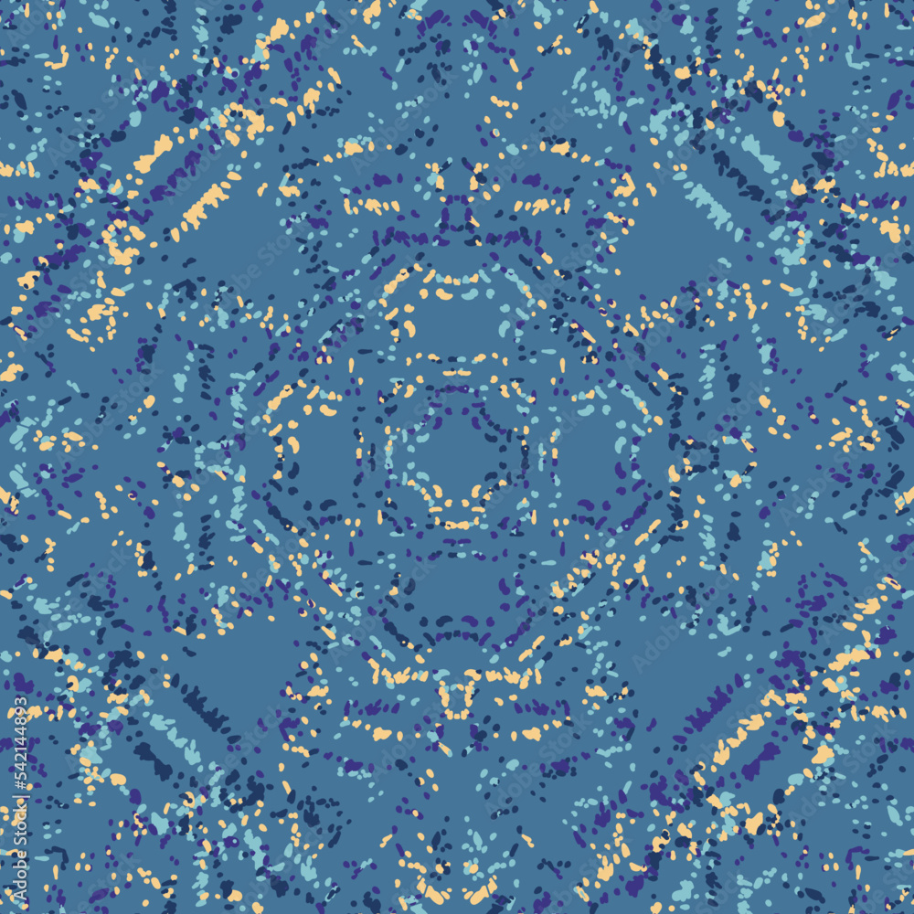 Seamless fractal pattern in vector format for printed fabrics or any ...