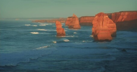 Wall Mural - twelve apostles, sunrise time, australia