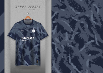 Canvas Print - Fabric pattern design for sports t-shirts, soccer jerseys, running jerseys, jerseys, gym jerseys, grunge gray pattern.