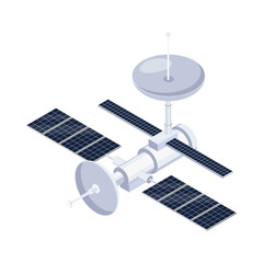 Sticker - Space Satellite Icon