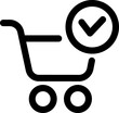 © Oksana - Internet shopping, e-commerce, market  linear symbol